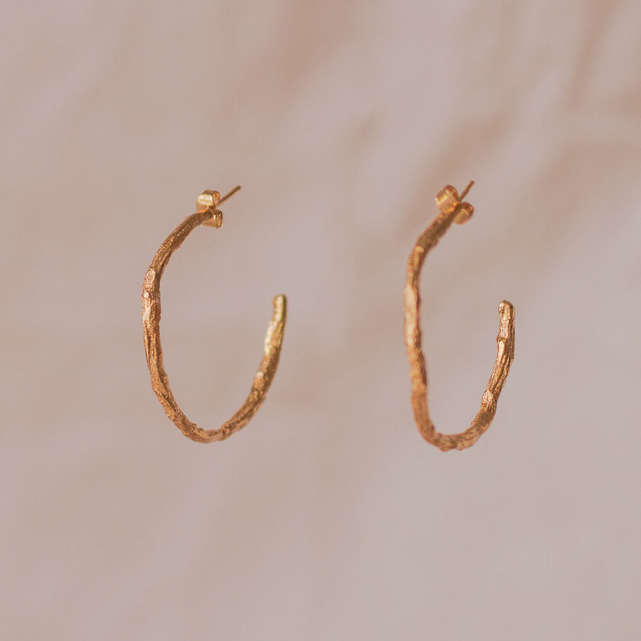 Aretes Candonga Ramita Palma Grandes