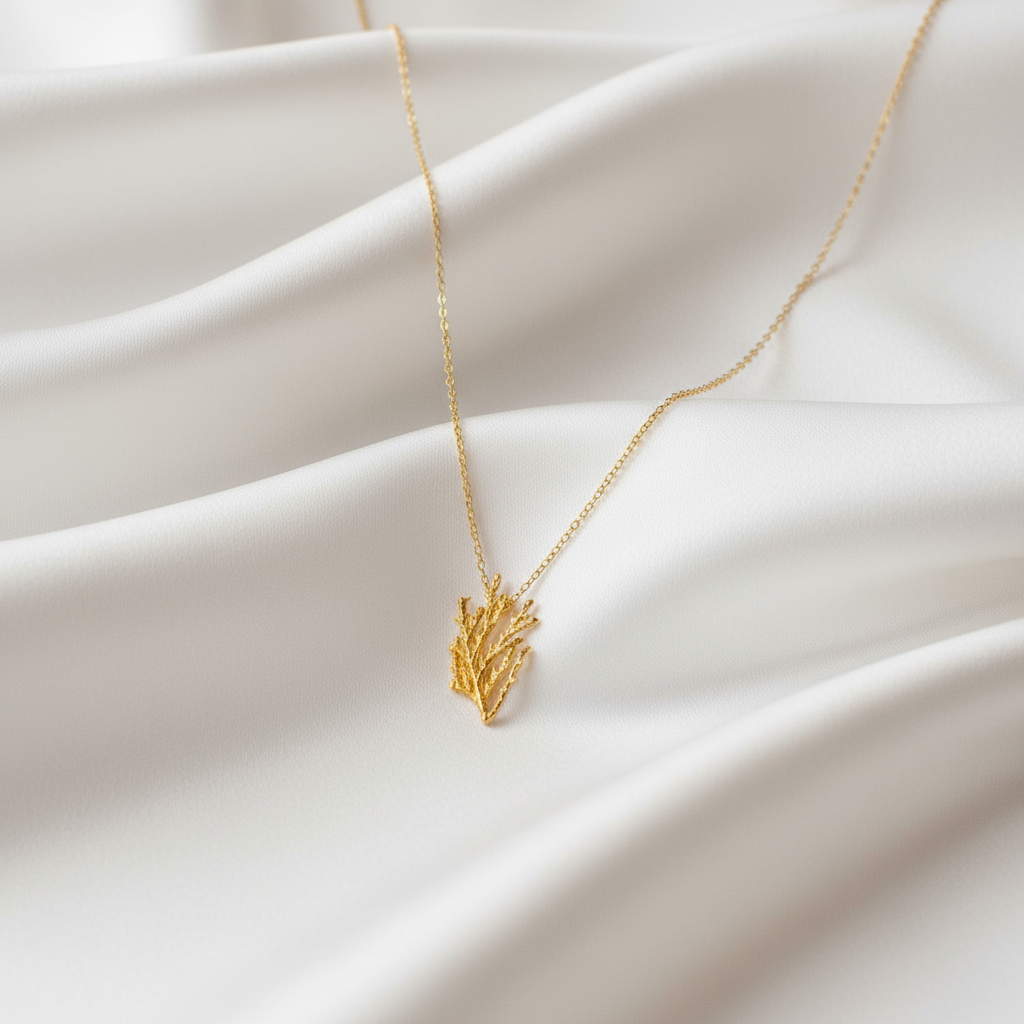 Collar Gargantilla Hoja de Pino