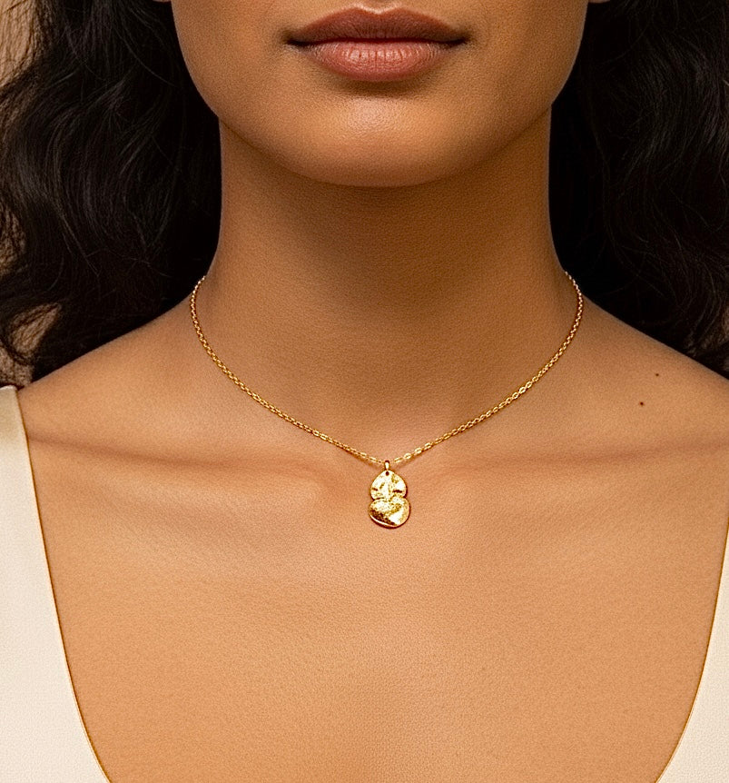 Collar Gargantilla Hoja Eucalipto