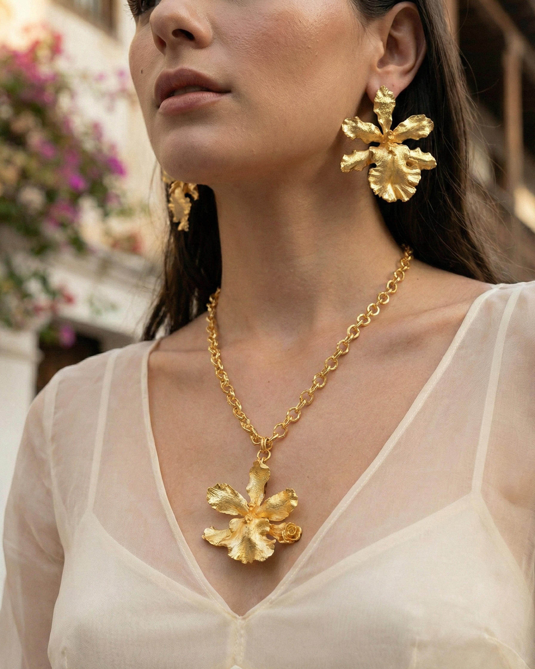 Collares Orquidea