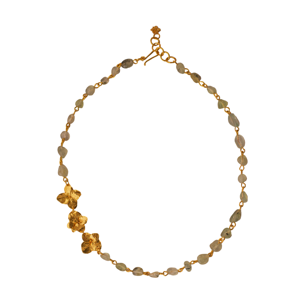 Collar Choker Cuarzos Tres Hortensia