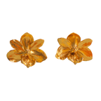 Aretes Topo Orquidea Vanda Baby