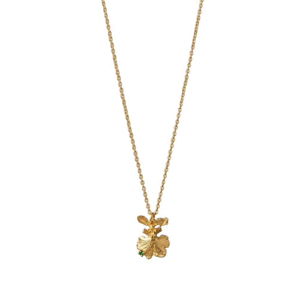 Collar Gargantilla Orquidea Dama Danzante