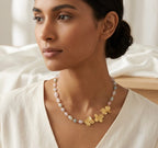 Collar Choker Cuarzos Tres Hortensia