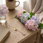 Collar Hortensia Cuarzo Grande