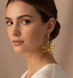 Aretes Candonga Orquidea Cyrtochilum Revolutum