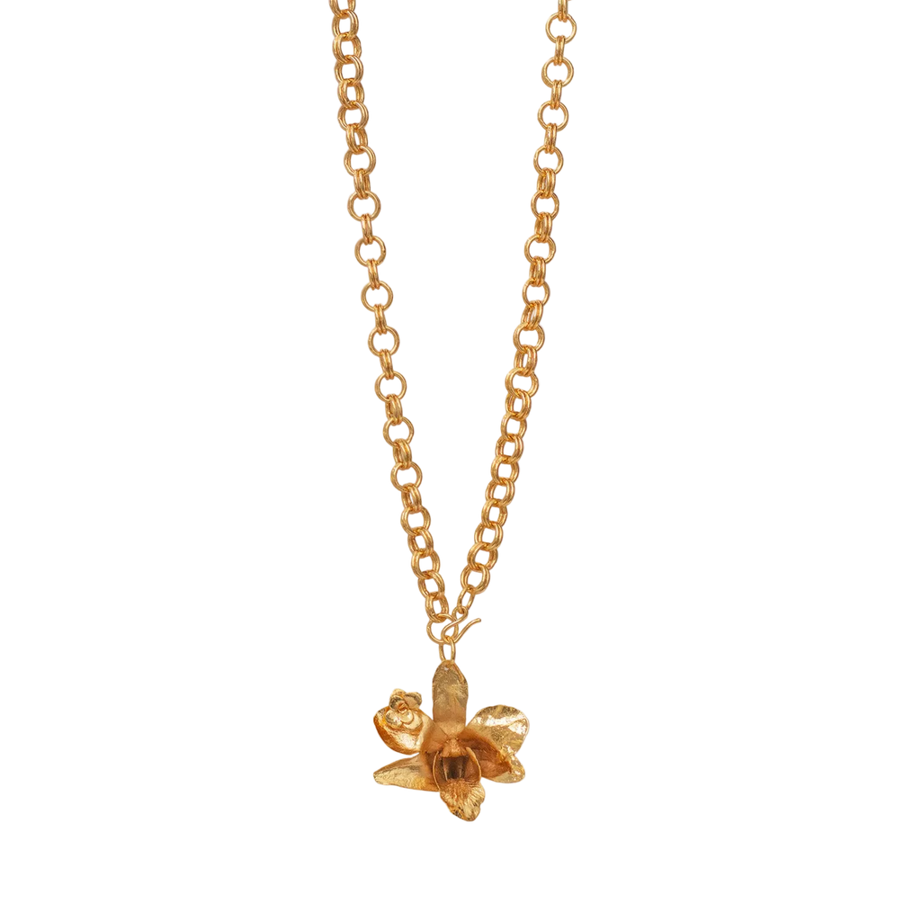 Dendrobium Orchid Necklace