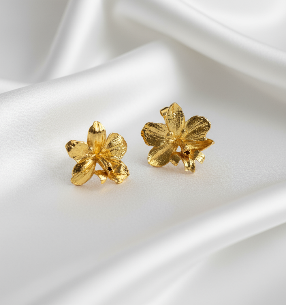 Aretes Topo Orquidea Epidendrum Radicans