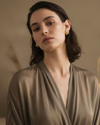 Aretes Topo Orquidea Prosthechea Sceptra