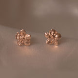 Aretes Topo Mini Flor Sauco