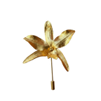 Broche Prendedor Orquidea Lluvia de Cereza