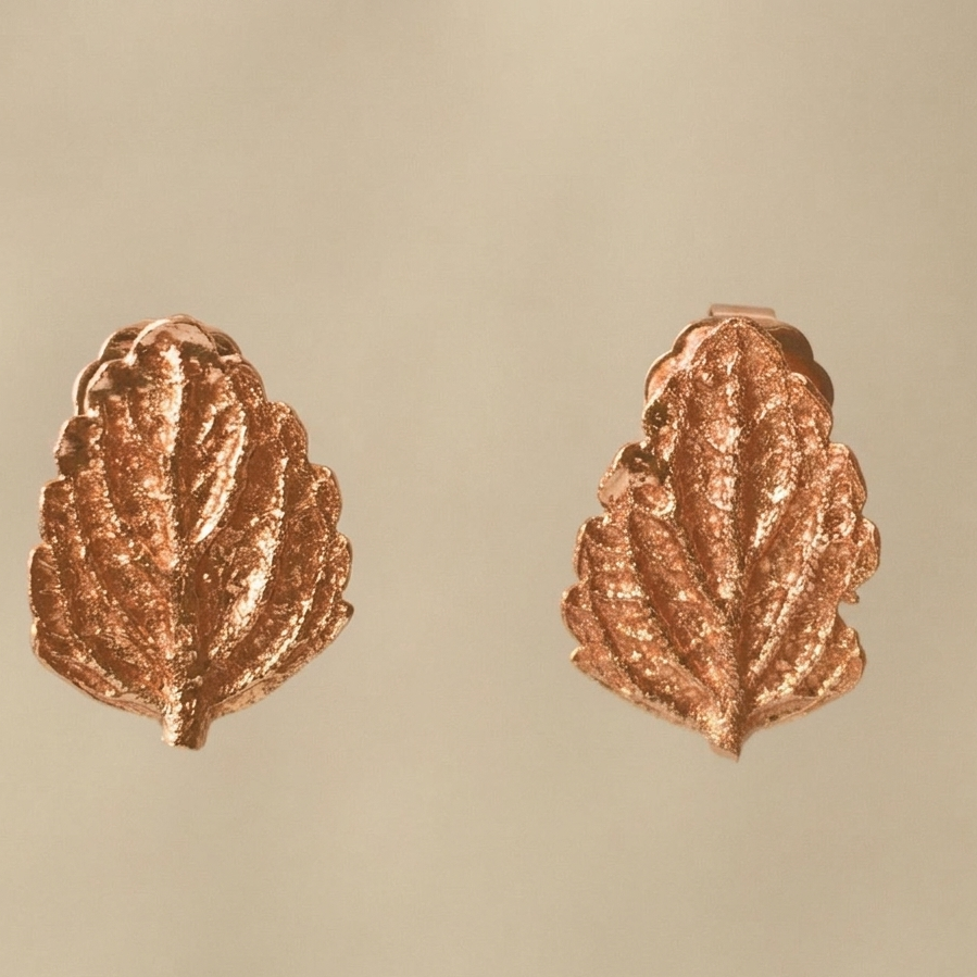 Aretes Topo Hoja Toronjil