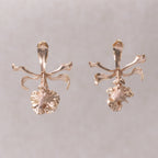 Aretes Topo Orquidea Encyclia Cordigera