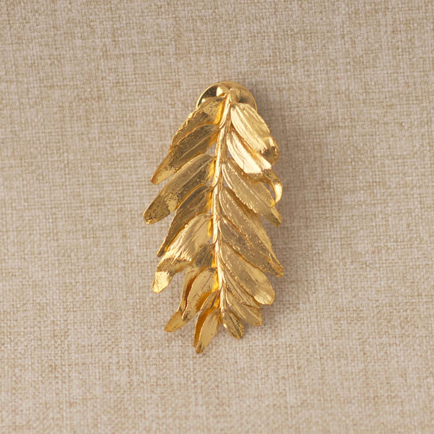 Broche Prendedor Hoja Helecho