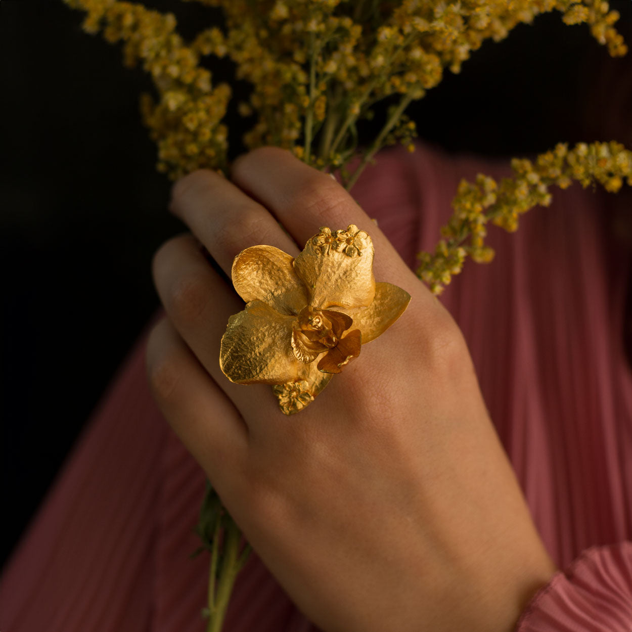 Anillo Orquidea Phalaenopsis Sauco