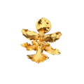 Broche Prendedor Orquidea Chocolate