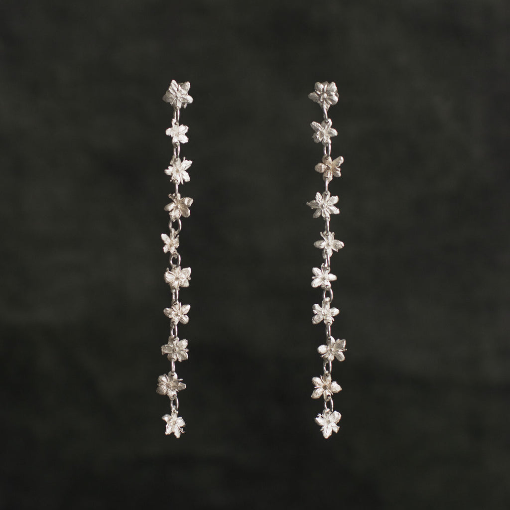 Aretes Large Sauco Plata Ecológica