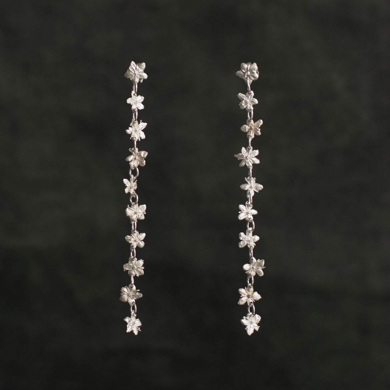 Aretes Large Sauco Plata Ecológica