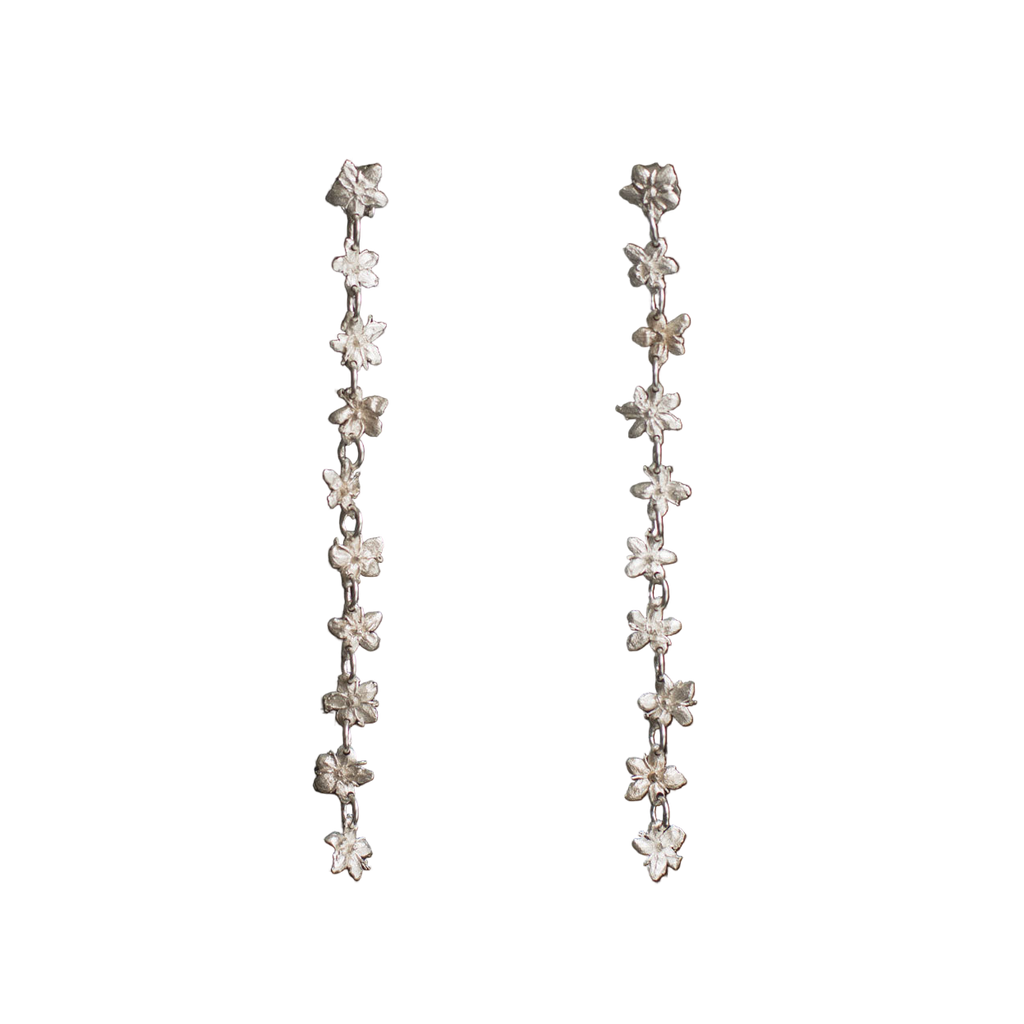 Aretes Large Sauco Plata Ecológica