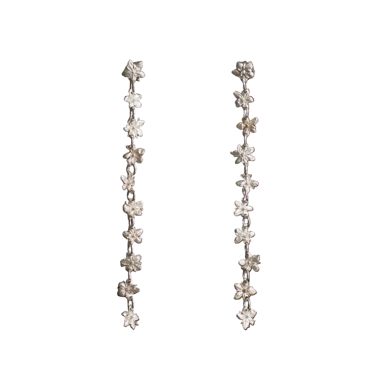 Aretes Large Sauco Plata Ecológica