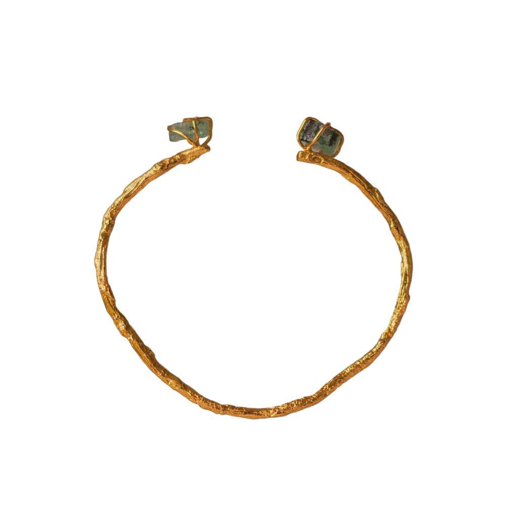 Emerald Palm Branch Bracelet