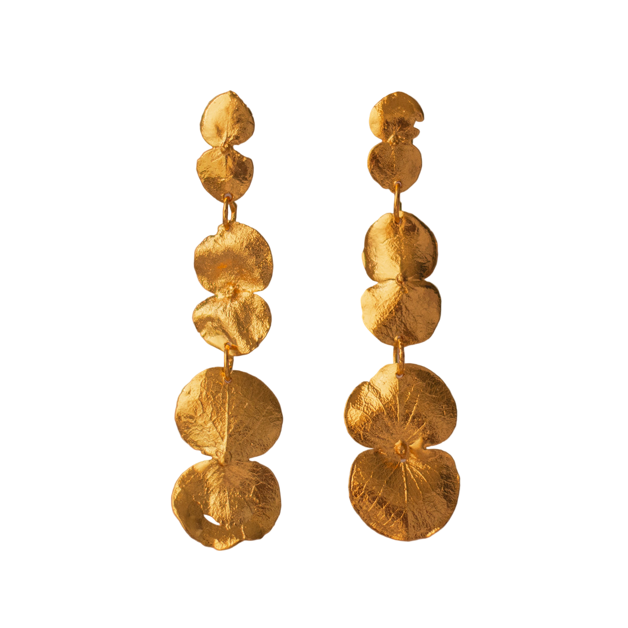 Aretes Largos Tres Eucaliptos