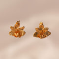 Aretes Topo Orquidea Maxilaria