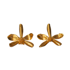 Aretes Topo Orquidea Prosthechea Crassilabia