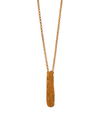 Collar Corteza Palma Esmeralda