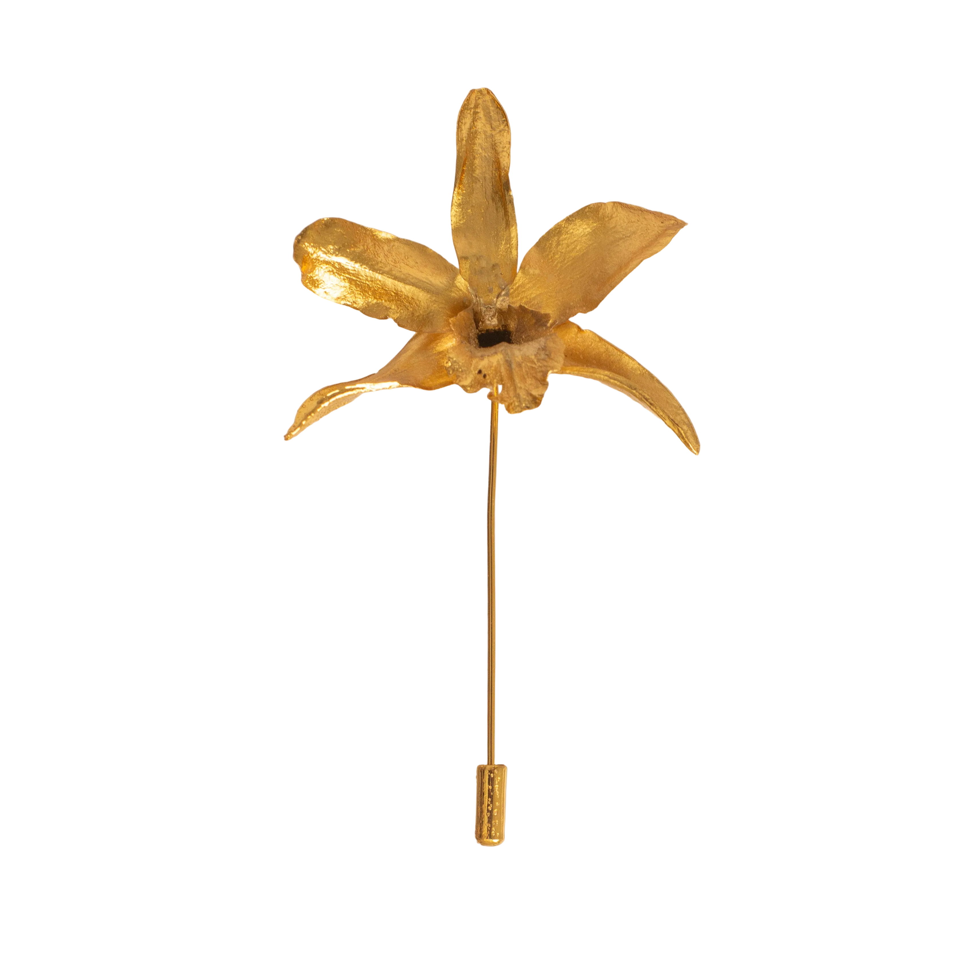 Broche Prendedor Orquidea Lluvia de Cereza