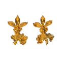Aretes Topo Orquidea Caucaea