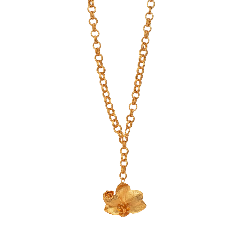 Collar Eslabonado Orquídea Phalaenopsis Suculenta