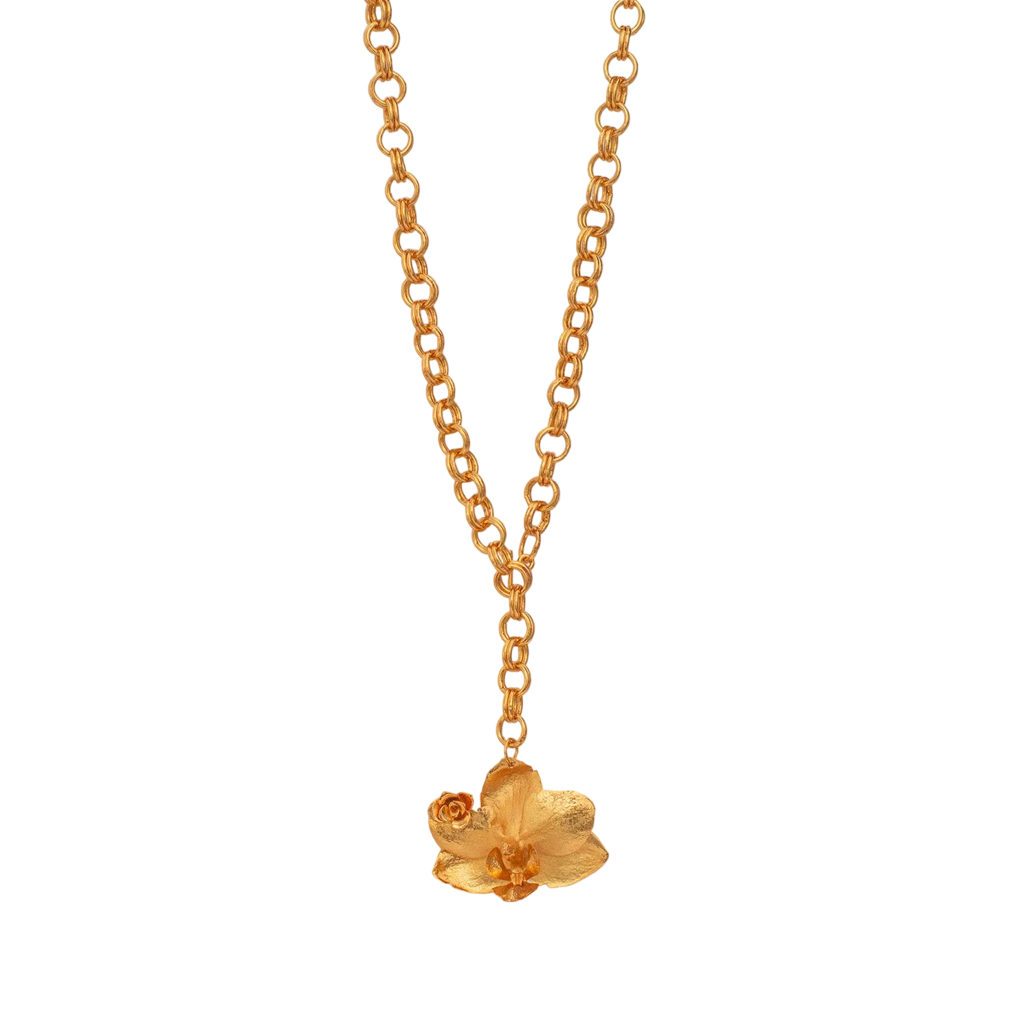 Collar Eslabonado Orquídea Phalaenopsis Suculenta