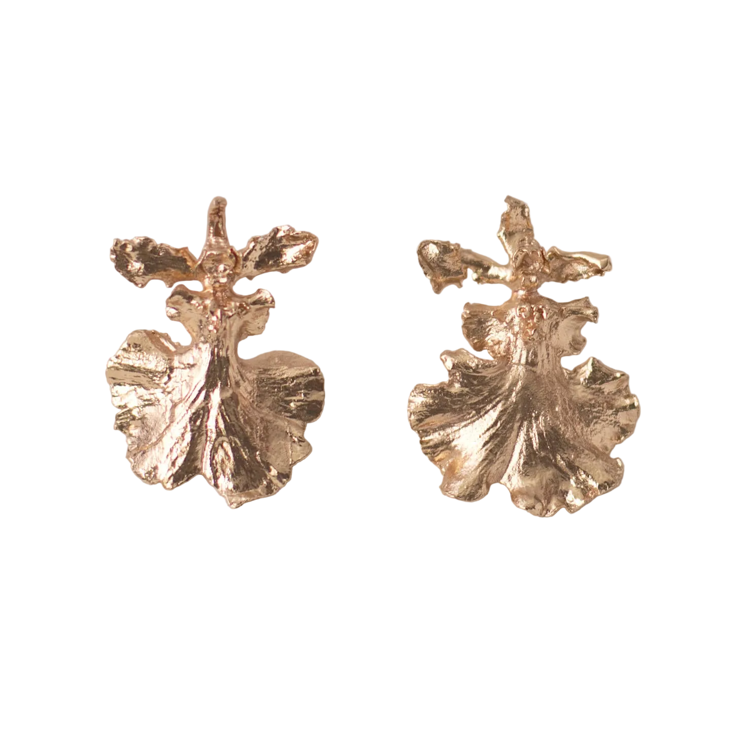Dancing Lady Orchid Mole Earrings