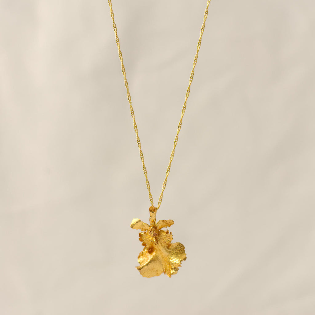 Collar Gargantilla Orquidea Dama Danzante