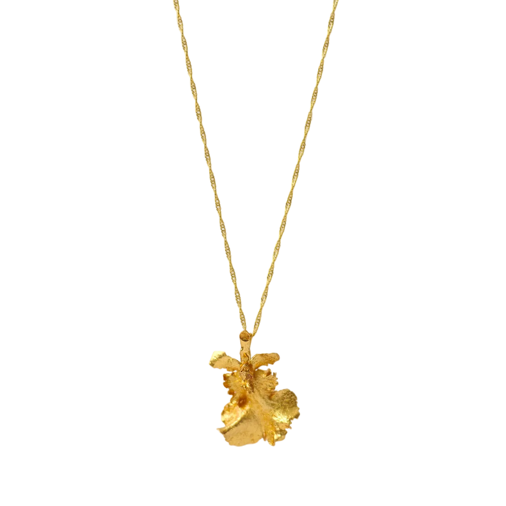 Collar Gargantilla Orquidea Dama Danzante