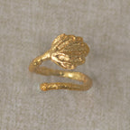 Anillo Hoja Toronjil Argolla Rama