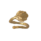 Anillo Hoja Toronjil Argolla Rama