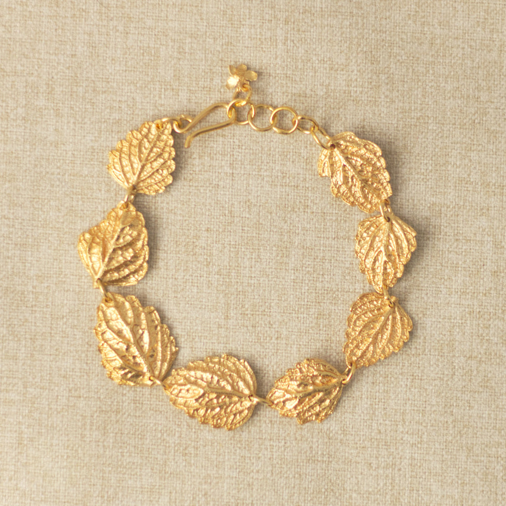 Pulsera Hojas Toronjil