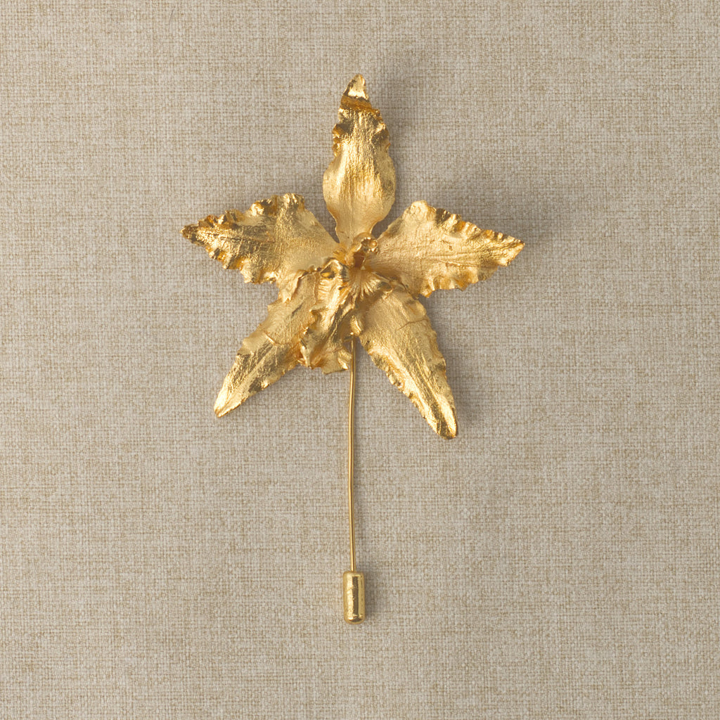 Broche Orquidea Crispum