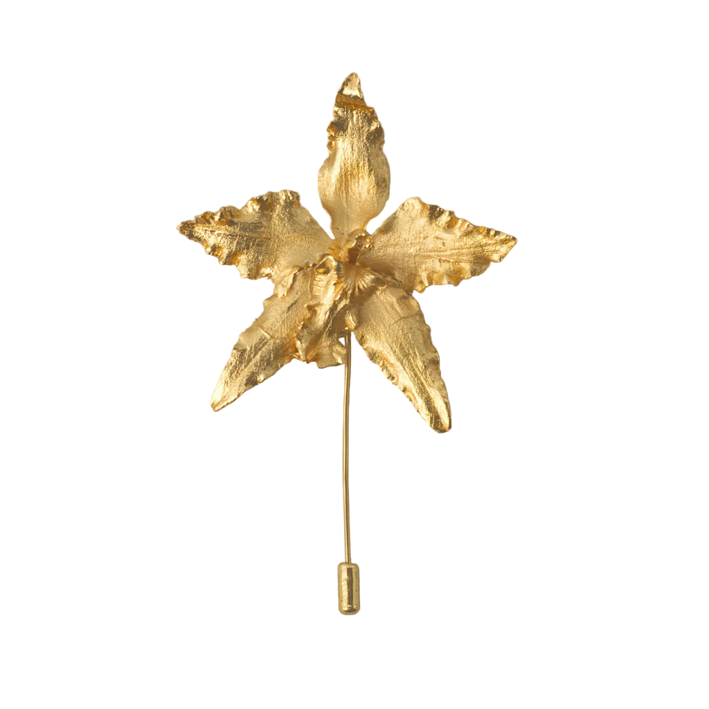 Broche Orquidea Crispum
