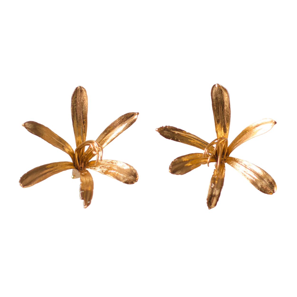 Aretes Lirio Agapanto