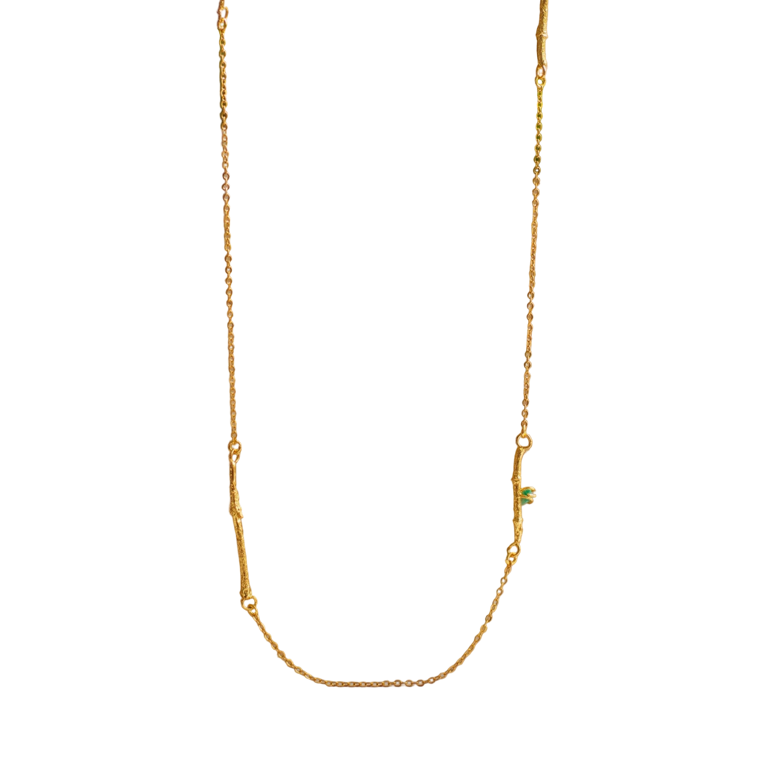 Collar Ramitas Eucalipto Esmeraldas