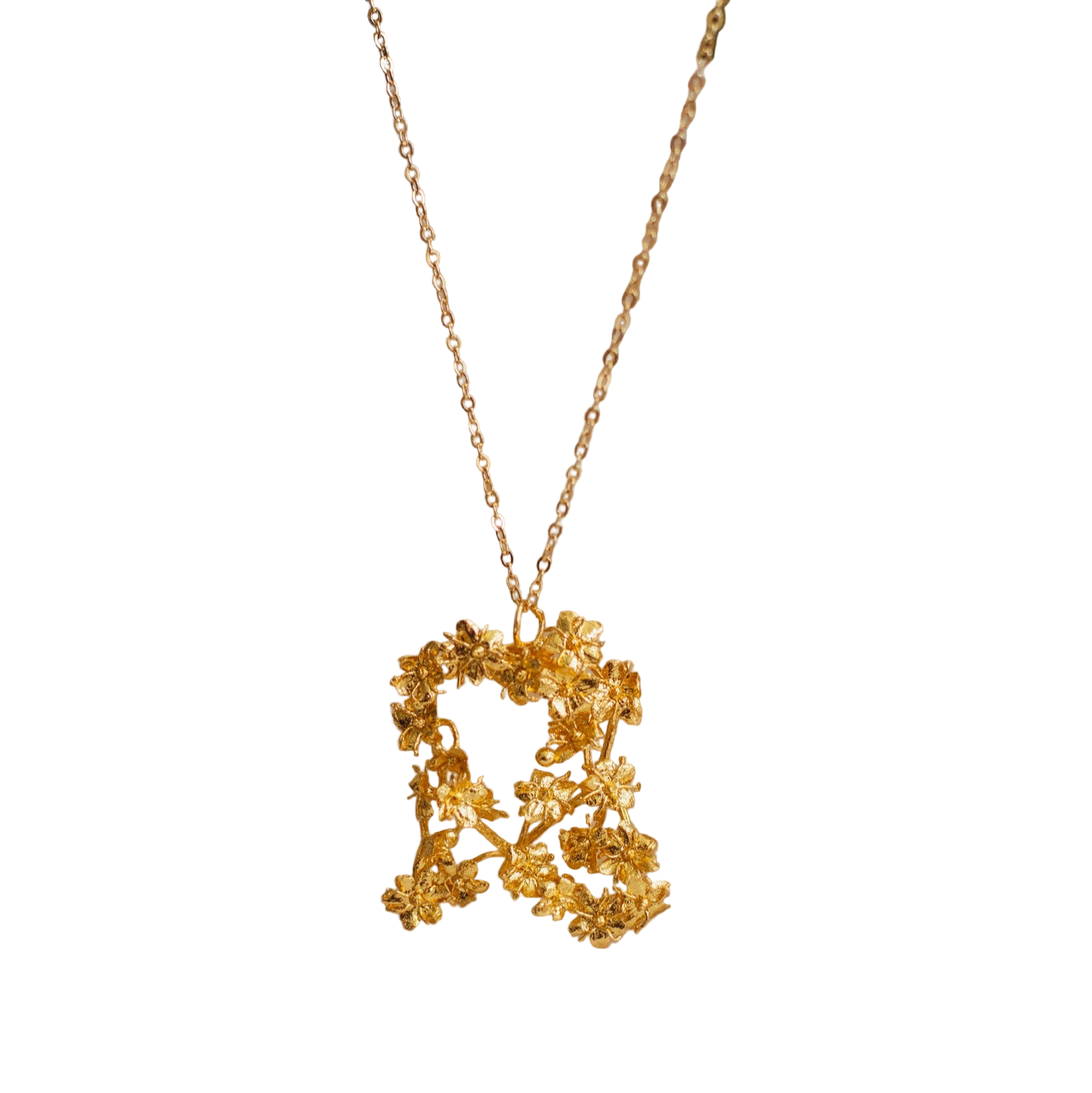 Collar Rama Grande Mini Flor Sauco