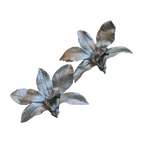 Aretes Orquidea Dendrobium Plata Ecologica