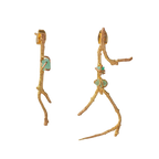 Aretes Rama Pino Esmeralda