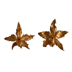 Aretes Orquidea Crispum Sauco