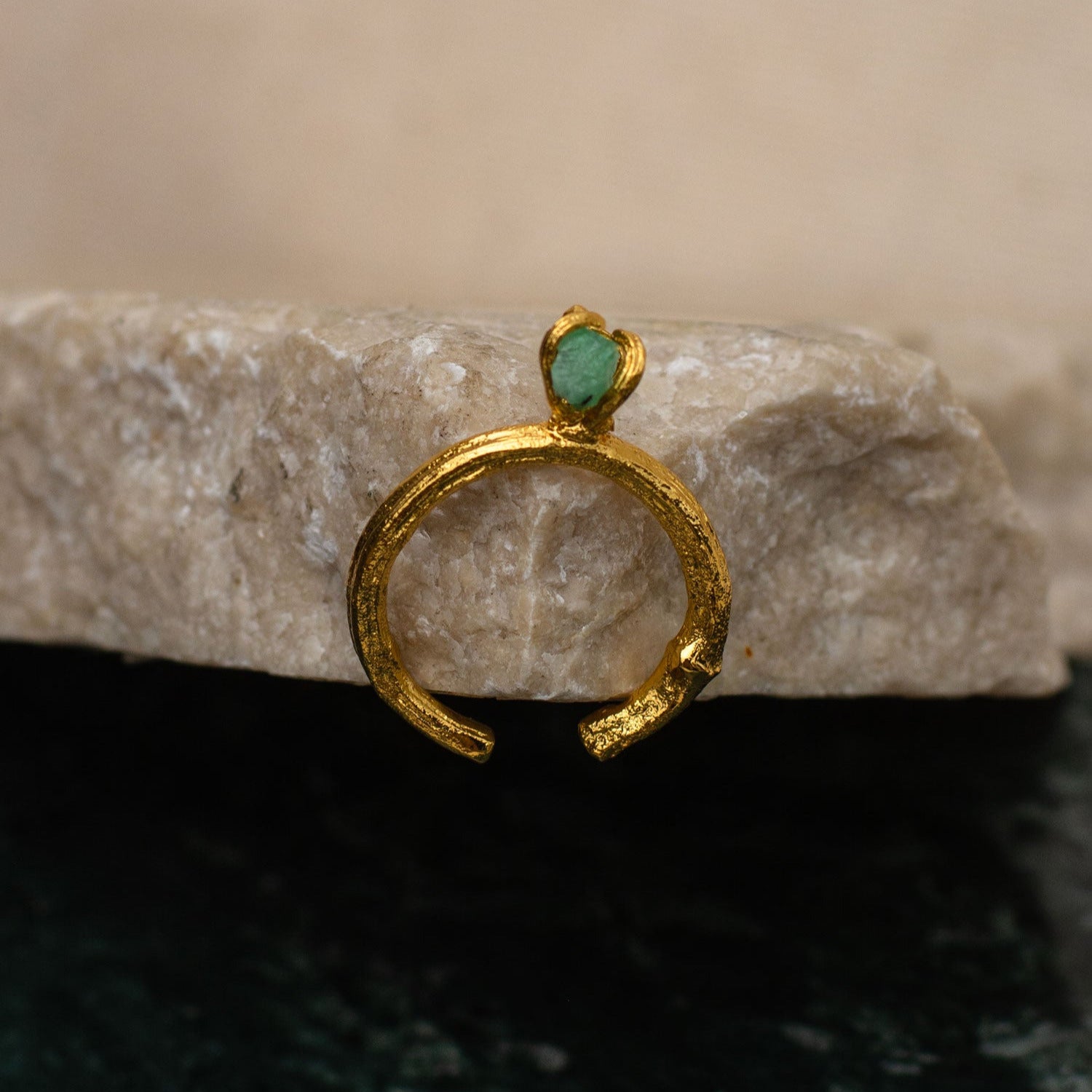Earcuff Ramita Esmeralda