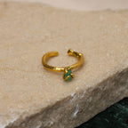 Earcuff Ramita Esmeralda