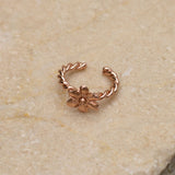 Earcuff Trenza Flor Sauco
